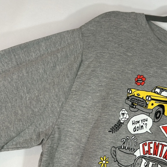 F.R.I.E.N.D.S Grey Logo Long Sleeve Crewneck T-Shirt - Picture 3 of 6